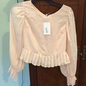 Light pink blouse